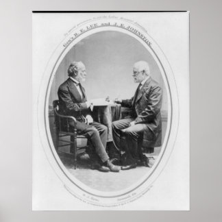 Poster Robert E. Lee et Joseph E. Johnston