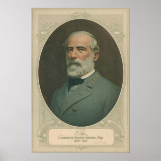 Poster Robert E Lee Portrait