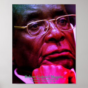 Poster Robert G. Mugabe, Président du Zimbabwe