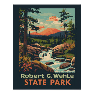 Poster Robert G. Wehle State Park - New York
