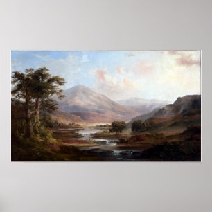 Poster Robert S. Duncanson Paysage écossais
