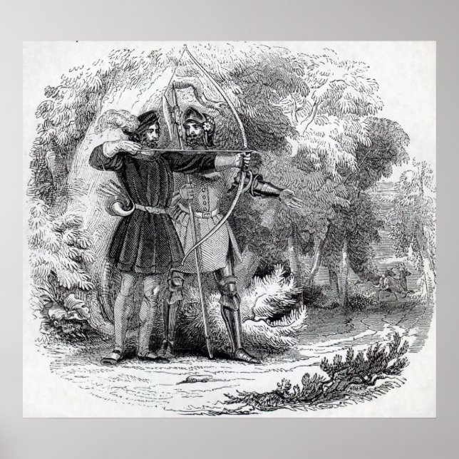 Poster Robin des Bois et Little John (Devant)