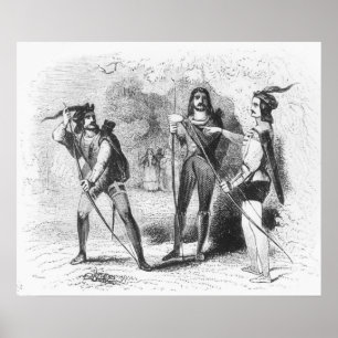 Poster Robin des Bois, Scarlet et John