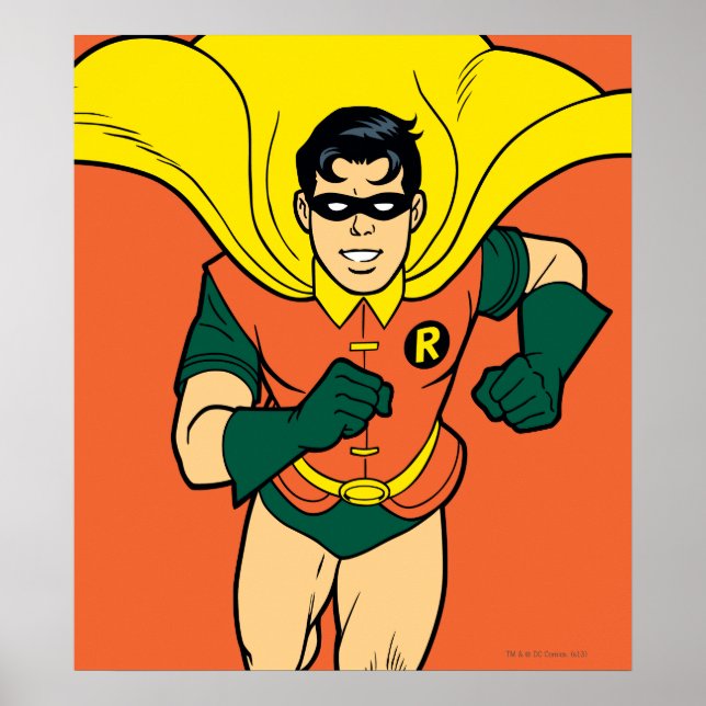 Poster Robin en cours d'exécution (Devant)