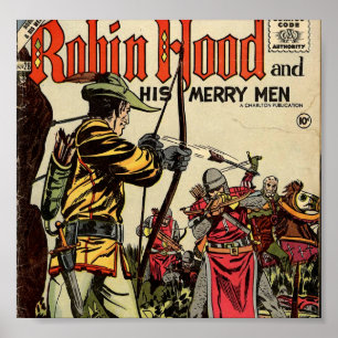 Poster Robin Hood Comic Book