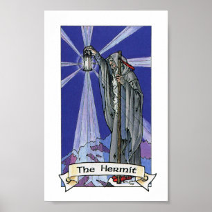 Poster Robin Wood Tarot - Major 09 The Hermit