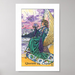 Poster Robin Wood Tarot - Reine des tasses