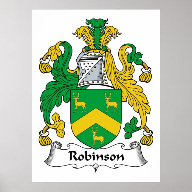 Poster Robinson Family Crest (Devant)