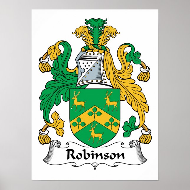 Poster Robinson Family Crest (Devant)