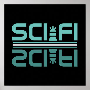 Poster Robot de science-fiction