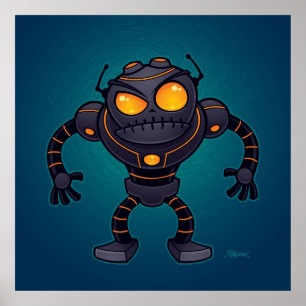 Poster Robot en colère