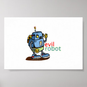Poster Robot mauvais