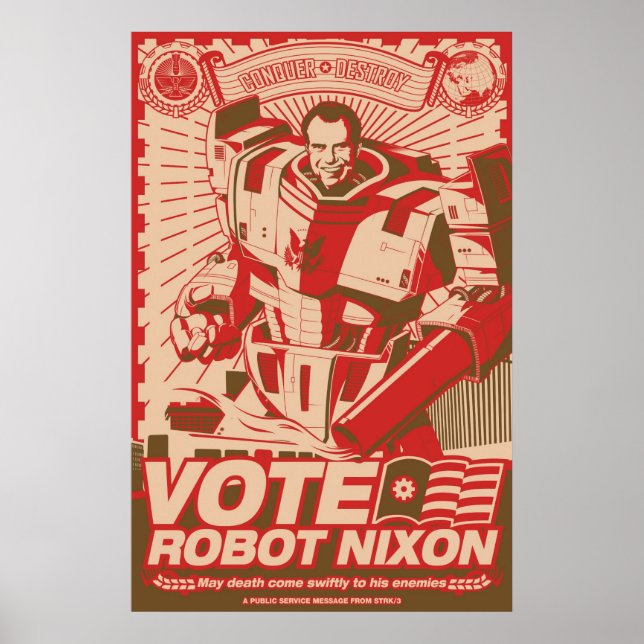 Poster Robot Nixon - All Hail Robot Nixon (Devant)