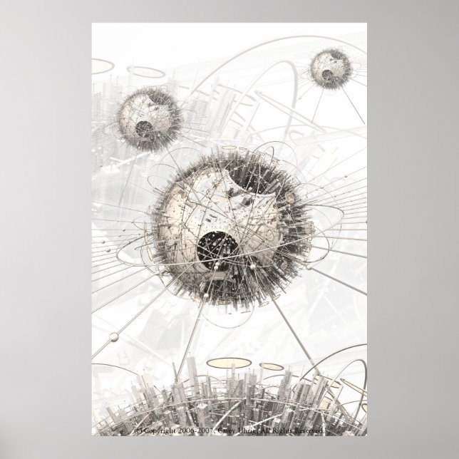 Poster Robot Planet (Devant)