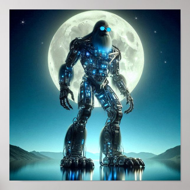 Poster Robot Sasquatch (Devant)
