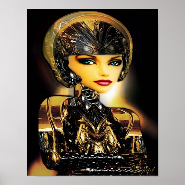 Poster Robotica sur toile (Devant)