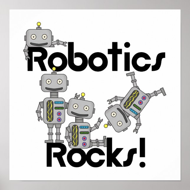 Poster Robotics Rocks (Devant)