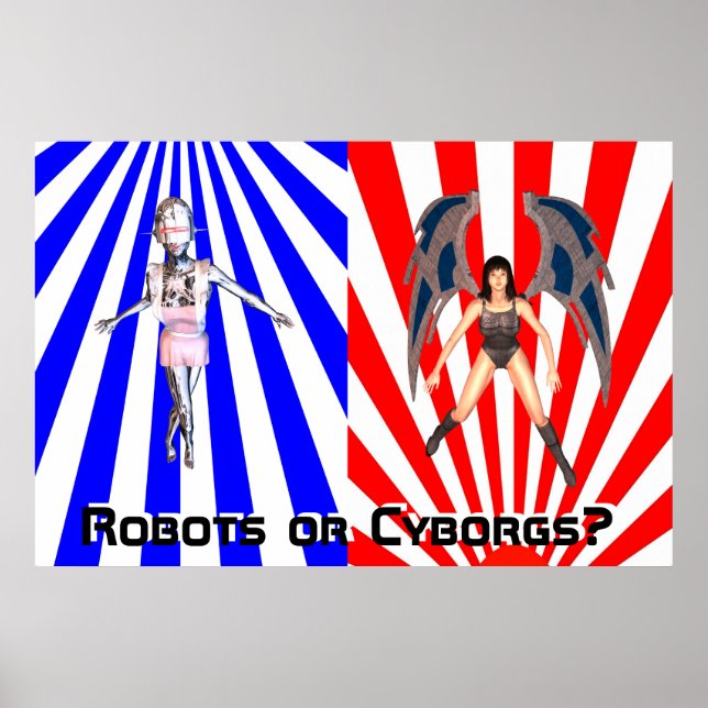 Poster Robots OU Cyborgs ? (Devant)