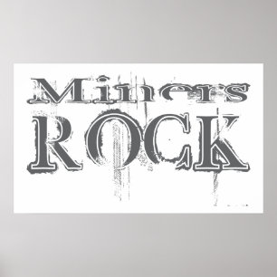 Poster Roche de mineurs