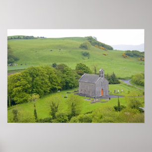 Poster Rocher de Dunamase, Irlande. Vues de et autour