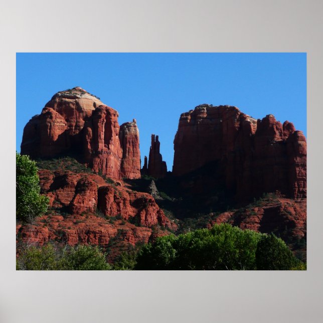 Poster Rocher de la Cathédrale à Sedona Arizona Monument (Devant)