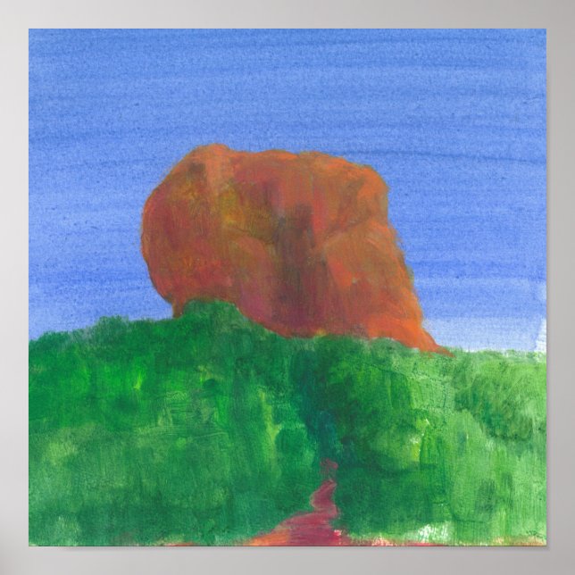 Poster Rocher de Sigiriya (Devant)