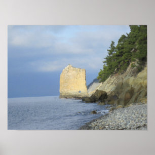 Poster Rocher de voile