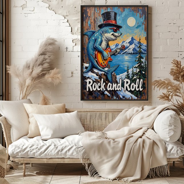 Poster Rocher la frontière gelée (Créateur téléchargé)