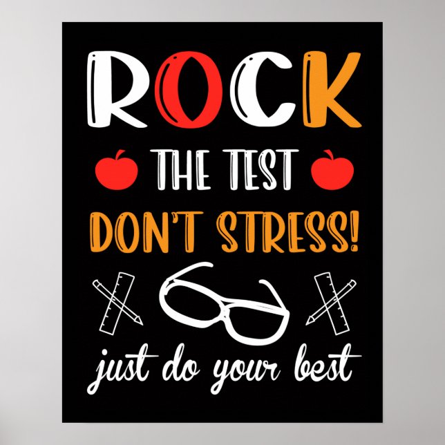 Poster Rocher le test (Devant)