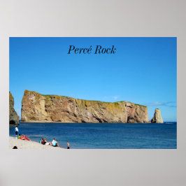 Poster Rocher Percé dans le golfe du Saint-Laurent