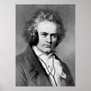 Poster Roches de Beethoven - copie d'art