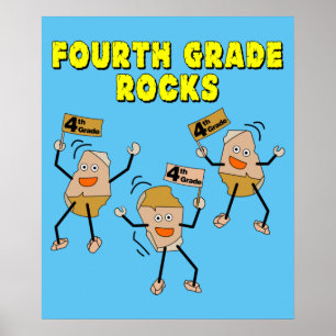 Poster Roches de quatrième année