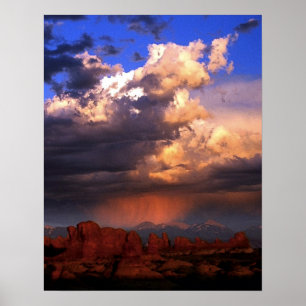 Poster Roches en feu