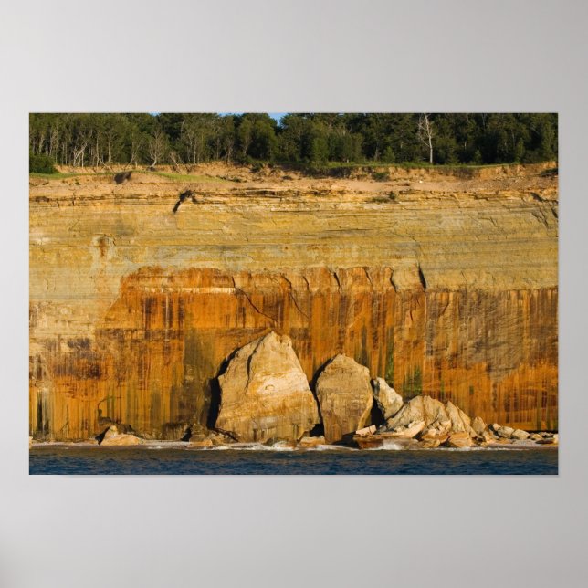 Poster Roches géantes, Roches photographiées Nat'l Lakesh (Devant)