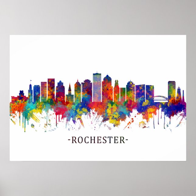 Poster Rochester New York (Devant)