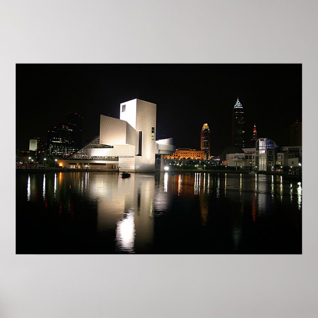 Poster Rock and Roll Hall of Fame & Museum, Cleveland OH (Devant)