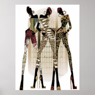 Poster Rock Black Girls