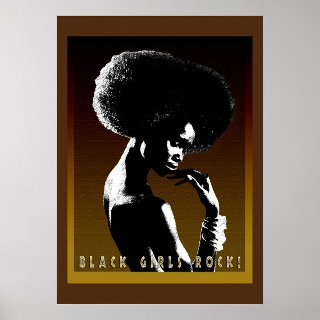 Poster Rock Black Girls (Devant)