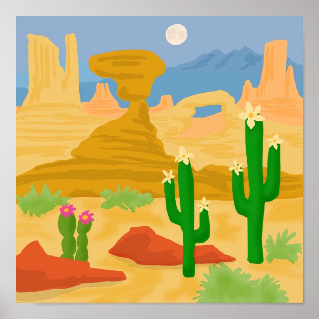 Poster Rock Desert (Devant)