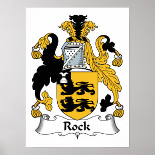 Poster Rock Family Crest