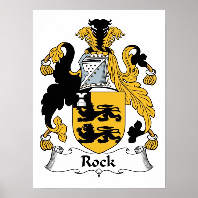 Poster Rock Family Crest (Devant)