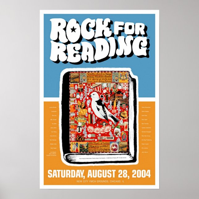 Poster Rock for Reading (Devant)