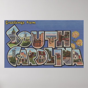 Poster Rock Hill, Caroline du Sud - Scènes de grandes let