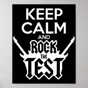Poster Rock Le Jour De Test Professeur Test State Idea Sc