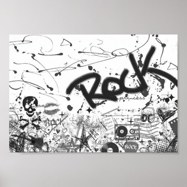 Poster Rock 'N Roll (Devant)