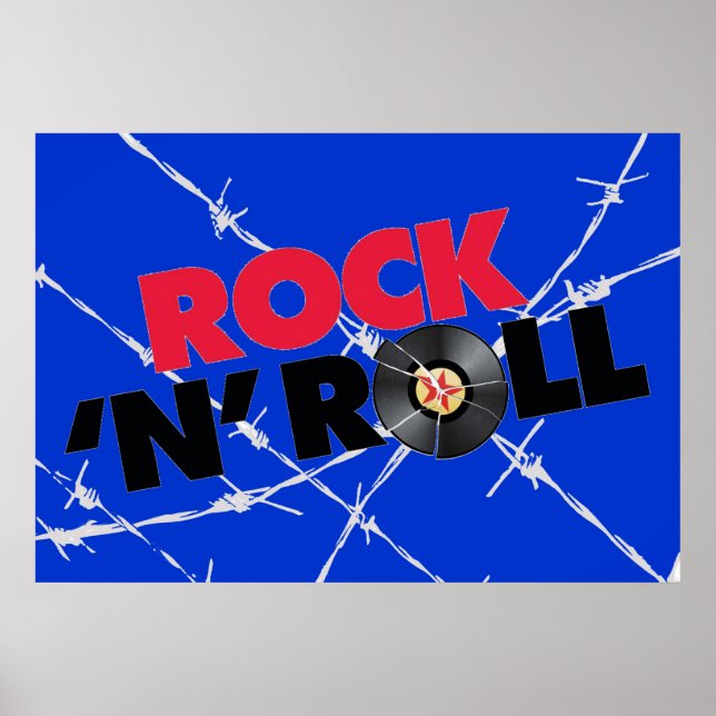Poster Rock N Roll (Devant)