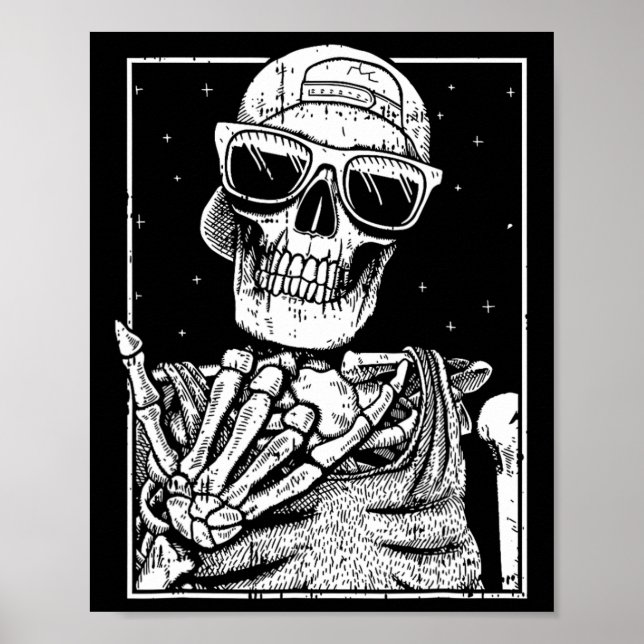 Poster Rock N Roll Band Lazy Costume d'Halloween Rocker M (Devant)