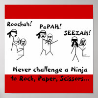 Rock, Papier, Ciseaux NINJA !