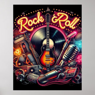 Poster Rock & Roll