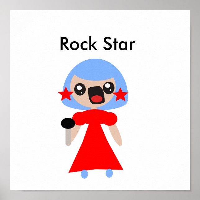 Poster Rock Star (Devant)